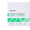 Adhesive Strip McKesson 1-1/2 X 3 Inch Fabric Knuckle Tan Sterile 100/BX