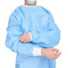 Non-Reinforced Surgical Gown with Towel ULTRA 2X-Large Blue Sterile AAMI Level 3 Disposable 1/EA