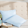 Bed Pillow McKesson 19 X 25 Inch Blue Reusable 1/EA