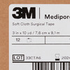 Perforated Medical Tape 3M Medipore H White 3 Inch X 10 Yard Soft Cloth NonSterile 1/RL