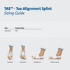 Toe Splint TAS One Size Fits Most Strap Closure Foot 1/EA