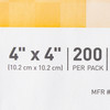 1043630_PK Gauze Sponge McKesson 4 X 4 Inch 200 per Pack NonSterile 12-Ply Square 200/PK