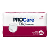 Unisex Adult Absorbent Underwear ProCare Plus Pull On with Tear Away Seams Medium Disposable Moderate Absorbency 25/BG