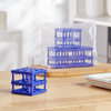 Tube Cube Rack McKesson 9 Place 8 to 16 mm Tube Size Blue 3 X 3 X 3 Inch 1/EA