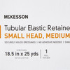 Elastic Net Retainer Dressing McKesson Tubular Elastic 18-1/2 Inch X 25 Yard (47 cm X 22.9 m) Size 6 White Small Head / Medium Shoulder / Thigh NonSterile 1/BX