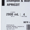 Shampoo and Body Wash McKesson 2,000 mL Dispenser Refill Bag Apricot Scent 1/EA