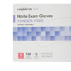 Exam Glove McKesson Confiderm 3.8 Small NonSterile Nitrile Standard Cuff Length Textured Fingertips Blue Not Rated 100/BX