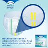 Unisex Adult Incontinence Brief TENA ProSkin Stretch Super 3X-Large Disposable Heavy Absorbency 8/PK