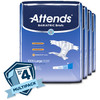 Unisex Adult Incontinence Brief Attends Bariatric 3X-Large Disposable Heavy Absorbency 8/BG