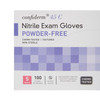 Exam Glove McKesson Confiderm 4.5C Small NonSterile Nitrile Standard Cuff Length Textured Fingertips Blue Chemo Tested 100/BX