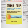 Stool Softener Geri-Care Senna Plus Tablet 1,000 per Bottle 50 mg - 8.6 mg Strength Docusate Sodium / Sennosides 1/BT