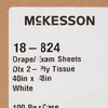40421_CS General Purpose Drape McKesson Physical Exam Drape 40 W X 48 L Inch NonSterile 100/CS