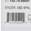 Abdominal Binder McKesson Medium / Large Hook and Loop Closure 45 to 62 Inch Waist Circumference 12 Inch Height Adult 1/EA