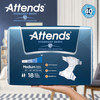 Unisex Adult Incontinence Brief Attends Overnight Large Disposable Heavy Absorbency 14/BG