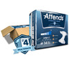 Unisex Adult Incontinence Brief Attends Overnight Large Disposable Heavy Absorbency 14/BG