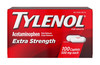 Pain Relief Tylenol 500 mg Strength Acetaminophen Caplet 100 per Box 1/BX