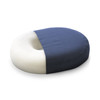 Mabis Healthcare Molded Foam Doughnut Seat Cushion, 16 Inch, Navy