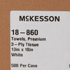 152050_CS Procedure Towel McKesson 13 W X 18 L Inch White NonSterile 500/CS