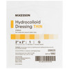 Thin Hydrocolloid Dressing McKesson 2 X 2 Inch Square 20/BX