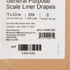 Scale Liner Paper McKesson 13 Inch Width Print (Pins, Bottles and Carriages) Smooth 250/CS