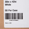 149631_CS Patient Exam Gown McKesson One Size Fits Most White Disposable 50/CS