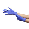 Exam Glove McKesson Confiderm 3.0 Small NonSterile Nitrile Standard Cuff Length Textured Fingertips Blue Not Rated 1/BX