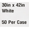 201061_CS Patient Exam Gown McKesson One Size Fits Most White Disposable 50/CS