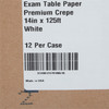 Table Paper McKesson 14 Inch Width White Crepe 12/CS