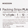 Wound Packing Strip McKesson Non-impregnated 1/4 Inch X 5 Yard Sterile Plain 12/CS