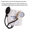 Aneroid Sphygmomanometer Unit Mabis Adult Vinyl 22 - 33 cm Pocket Aneroid 1/EA