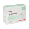 Unisex Adult Absorbent Underwear McKesson Pull On with Tear Away Seams Large Disposable Moderate Absorbency 72/CS