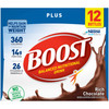 983719_PK Oral Supplement Boost Plus Rich Chocolate Flavor Liquid 8 oz. Bottle 12/PK