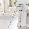 Underarm Crutches McKesson Aluminum Frame Youth / Adult / Tall Adult 300 lbs. Weight Capacity Push Button Adjustment 1/BX