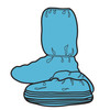Boot Cover Hi Guard X-Large Knee High Nonskid Sole Blue NonSterile 50/PK