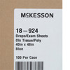 147846_CS General Purpose Drape McKesson Physical Exam Drape 40 W X 48 L Inch NonSterile 100/CS