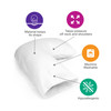 Bed Pillow Hugg-A-Pillow 17 X 22 Inch White Reusable 1/EA