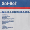 Cast Padding Undercast Sof-Rol 3 Inch X 4 Yard Rayon NonSterile 72/CS