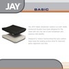 Seat Cushion Jay Basic 16 W X 16 D X 2-1/2 H Inch Foam 1/EA