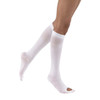 Anti-embolism Stocking JOBST Anti-Em/GPT Knee High X-Large / Regular White Inspection Toe 12/BX