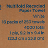 Paper Towel Pacific Blue Select Multi-Fold 9-1/5 X 9-2/5 Inch 16/CS