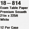 113117_CS Table Paper McKesson 21 Inch Width White Smooth 12/CS
