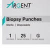 Biopsy Punch McKesson Argent Dermal 3 mm 25/BX