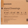 Adhesive Dressing McKesson 6 X 6 Inch Nonwoven Gauze Square White NonSterile 30/BG