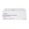 1138304_BX Foam Dressing McKesson 4 X 4 Inch Without Border Film Backing Nonadhesive Square Sterile 10/BX