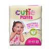 Cutie Pants Training Pants, Female, Toddler, Disposable, Heavy Absorbency, Pink Princess Print, 3T to 4T, 32  40 lbs