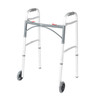 1076176_EA Folding Walker Adjustable Height McKesson Aluminum Frame 350 lbs. Weight Capacity 32 to 39 Inch Height 1/EA