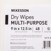 Task Wipe McKesson Medium Duty White NonSterile 9 X 12-1/2 Inch Disposable 768/CS