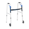 Dual Release Folding Walker Adjustable Height drive Aluminum Frame 350 lbs. Weight Capacity 32 to 39 Inch Height 1/EA