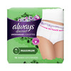 Female Adult Absorbent Underwear Always Discreet Pull On with Tear Away Seams X-Large Disposable Heavy Absorbency 45/CS