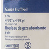 Fluff Bandage Roll Dermacea 4-1/2 Inch X 4-1/10 Yard 1 per Pouch Sterile 6-Ply Roll Shape 60/CS